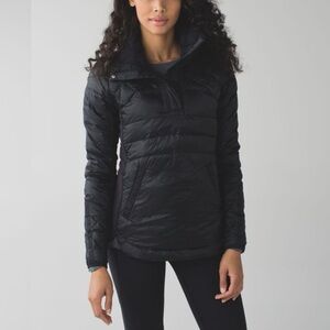 RARE Lululemon Down For A Run Pullover Sz 6 In Black